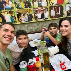 Wanessa Camargo e Marcos Buaiz são pais de José Marcus, de 10 anos, e de João Francisco, de 7