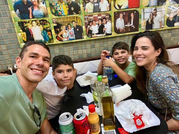 Wanessa Camargo e Marcos Buaiz são pais de José Marcus, de 10 anos, e de João Francisco, de 7