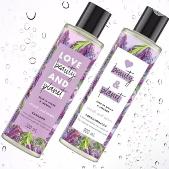 Shampoo e Condicionador Óleo de Argan e Lavanda, Love Beauty & Planet, o duo perfeitinho para cuidar dos cabelos e deixar bem perfumado