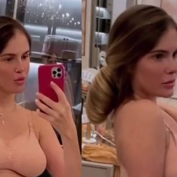 Bárbara Evans não tem escondido o processo para recuperar as medidas que ostentava antes da gravidez de Ayla