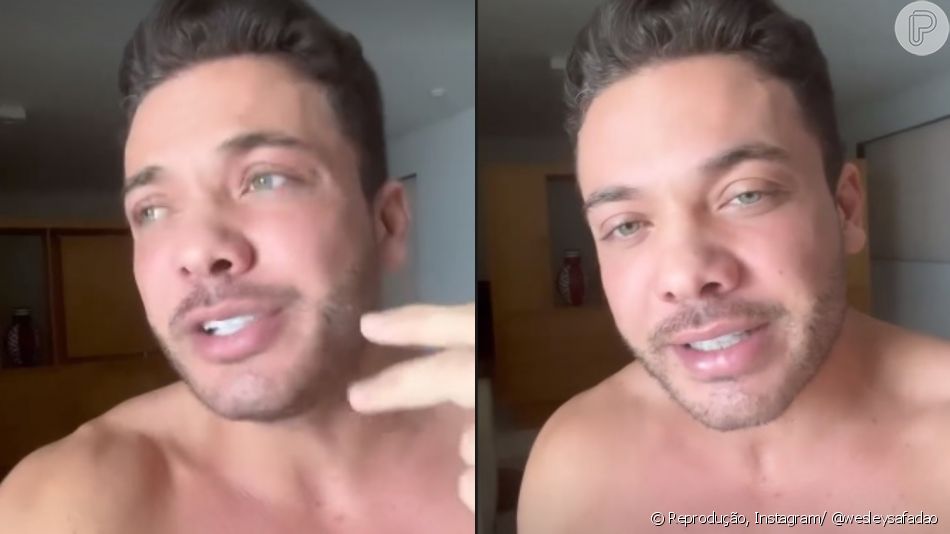 Wesley Safadão explicou que estava falando com o segurança