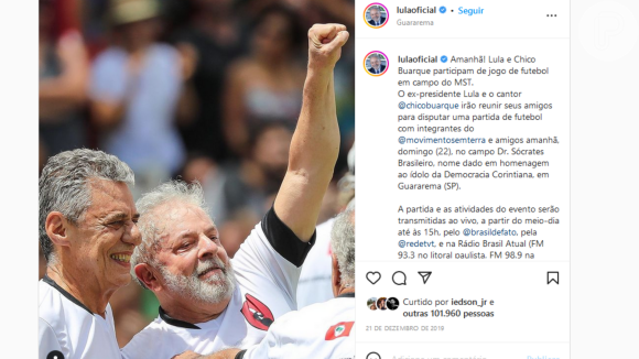 Casamento de Lula contará com a presença de Chico Buarque e Carol Proner, esposa do cantor