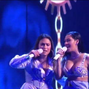 Simone e Simaria demonstraram sintonia e entrosamento e cantaram abraçadas em alguns momentos