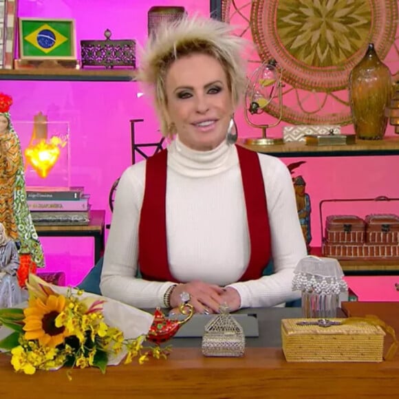 Ana Maria Braga apresentou o 'Mais Você' após Covid-19