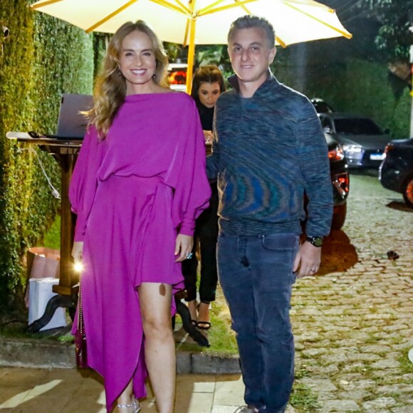 Angélica e Luciano Huck prestigiaram festa de Ingrid Guimarães no Rio de Janeiro