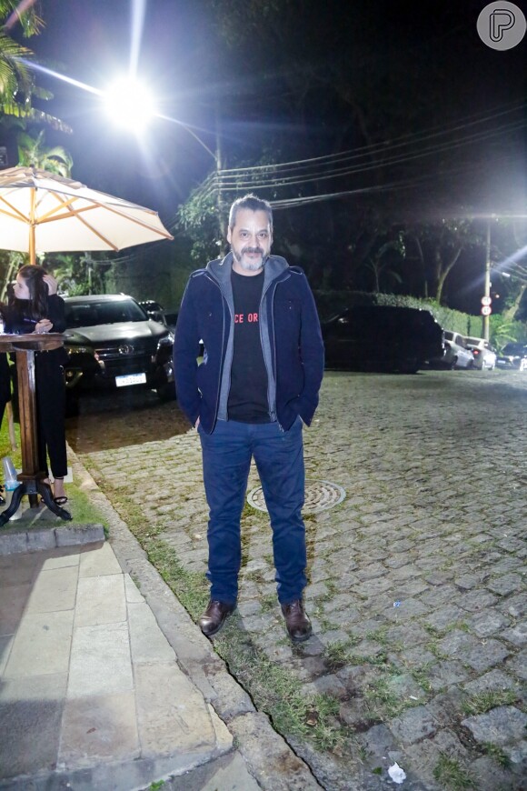Bruno Garcia prestigiou a festa de Ingrid Guimarães no Rio de Janeiro