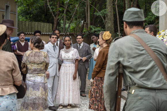 Bento (Matheus Dias) chega na cidade após Lorenzo (Guilherme Prates) se casar com Letícia (Larissa Nunes), na reta final da novela 'Além da Ilusão'
