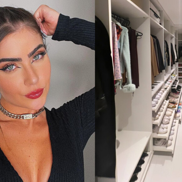 Jade Picon faz tour em seu closet gigantesco
 