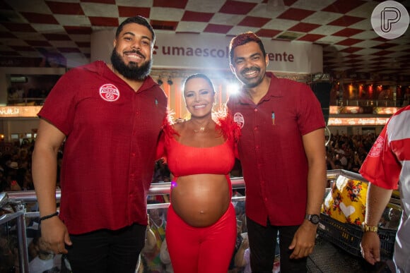 Viviane Araujo compareceu na abertura da pré-temporada de Carnaval do Salgueiro