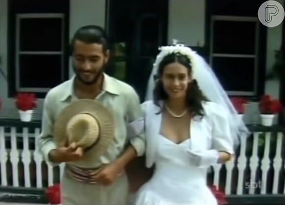 Fim da novela 'Pantanal': Zefa e Tadeu se casaram na fazenda de José Leôncio