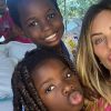 Giovanna Ewbank defendeu os filhos de ataque racista