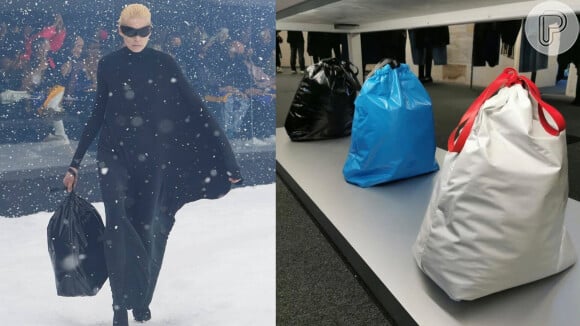 O saco de lixo mais caro e grifado que você já viu: essa bolsa da Balenciaga deixou a internet enfurecida