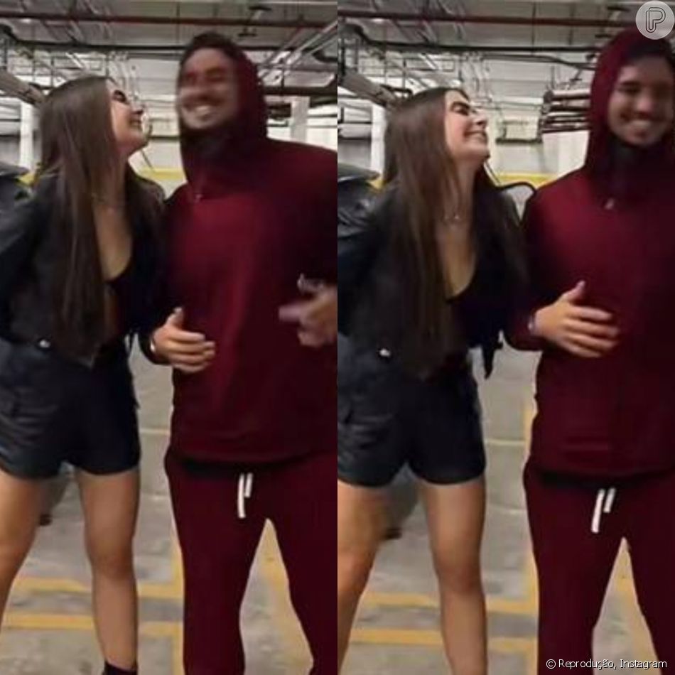 Gabriel Medina compartilhou um vídeo dançando com Jade Picon