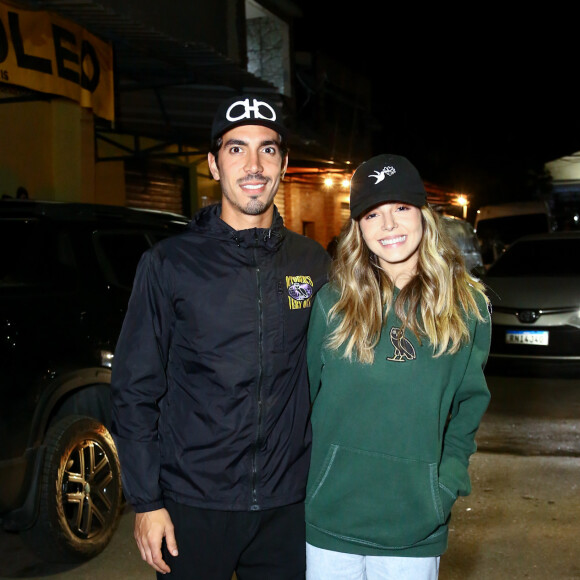 Giovanna Lancellotti e o namorado, Gabriel David, curtiu festa de Pedro Scooby no Rio de Janeiro