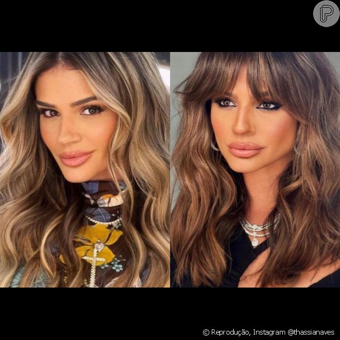Antes e depois de Thássia Naves: influenciadora abandonou loiro para ...