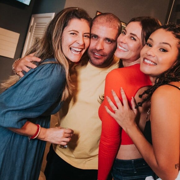 Paolla Oliveira e Diogo Nogueira tiveram Clarisse Nogueira como cupido