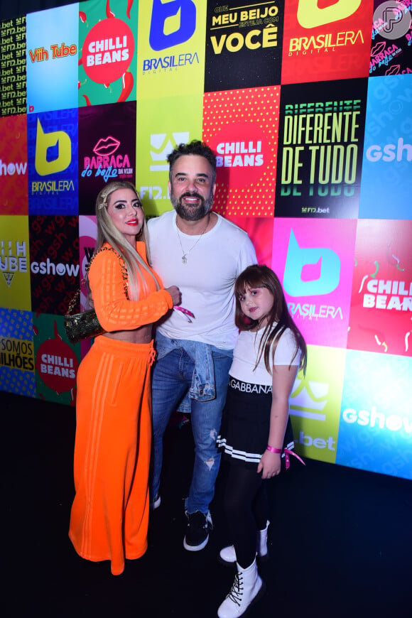 Pai de Viih Tube, Fabiano Moraes prestigiou a festa de aniversário da filha