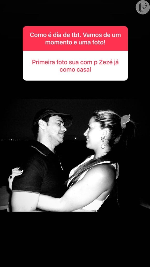 Graciele Lacerda publicou a primeira foto tirada com Zezé Di Camargo após a relação ser oficializada