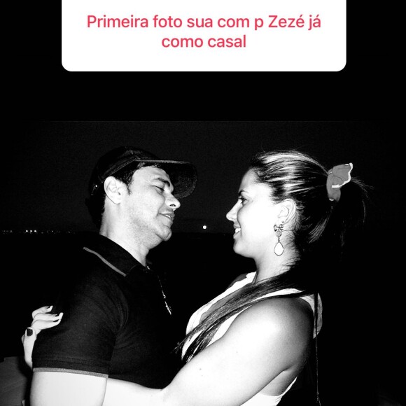 Graciele Lacerda publicou a primeira foto tirada com Zezé Di Camargo após a relação ser oficializada