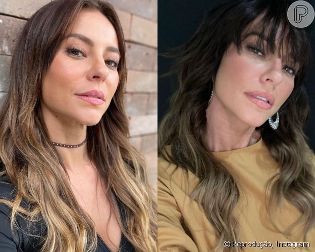 Paolla Oliveira de novo visual: antes e depois do cabelo