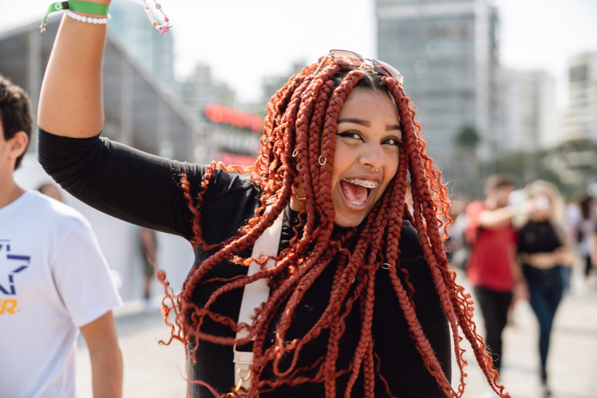 Foto: As tranças são queridinhas das fashionistas que vão ao Rock in Rio  por sua praticidade - Purepeople