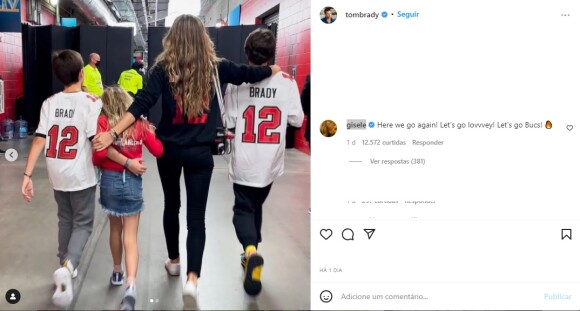 Gisele Bündchen parecia ter aceitado a decisão do marido