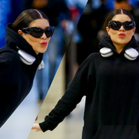 Rainha da ponte aérea! Gkay é flagrada mais uma vez em aeroporto e faz 'gracinha' para paparazzo em look all black. Fotos!