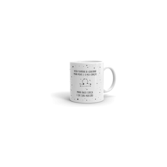 Caneca de Porcelana Libra, Canequeiro Store 