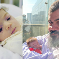 Filha de Juliano Cazarré passará pela 4ª cirurgia em três meses e pais pedem orações: 'Deus nos conceda o milagre'