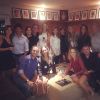 Ticiane Pinheiro reuniu amigos em sua casa para celebrar o aniversário de Cesar Tralli