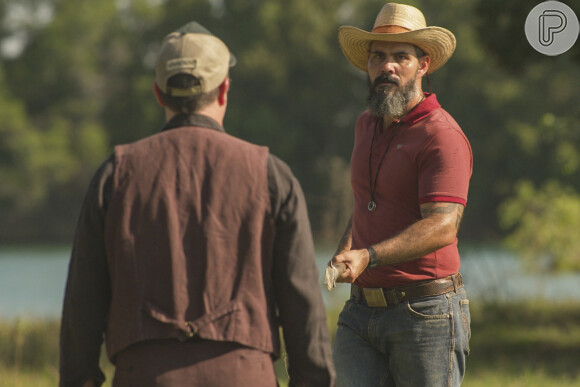 Tenório (Murilo Benício) vai ser morto por Alcides (Juliano Cazarré) no capítulo da novela 'Pantanal' desta terça-feira 4 de outubro de 2022