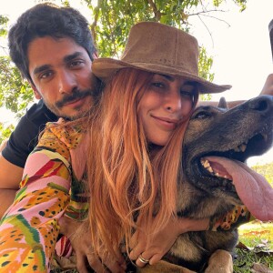 Fernanda Paes Leme estava grávida do noivo, Victor Sampaio, e descobriu a gravidez em Fernando de Noronha