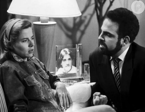 Crush de Porfírio (Guilherme Karan), Divina Magda (Vera Zimmermann) apareceu em 'Meu Bem, Meu Mal' (1990)