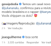 João Guilherme faz comentário irônico sobre o romance de Juliana Nalú e Kanye West 