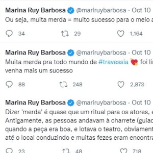 Marina Ruy Barbosa precisou voltar as redes sociais para explicar post