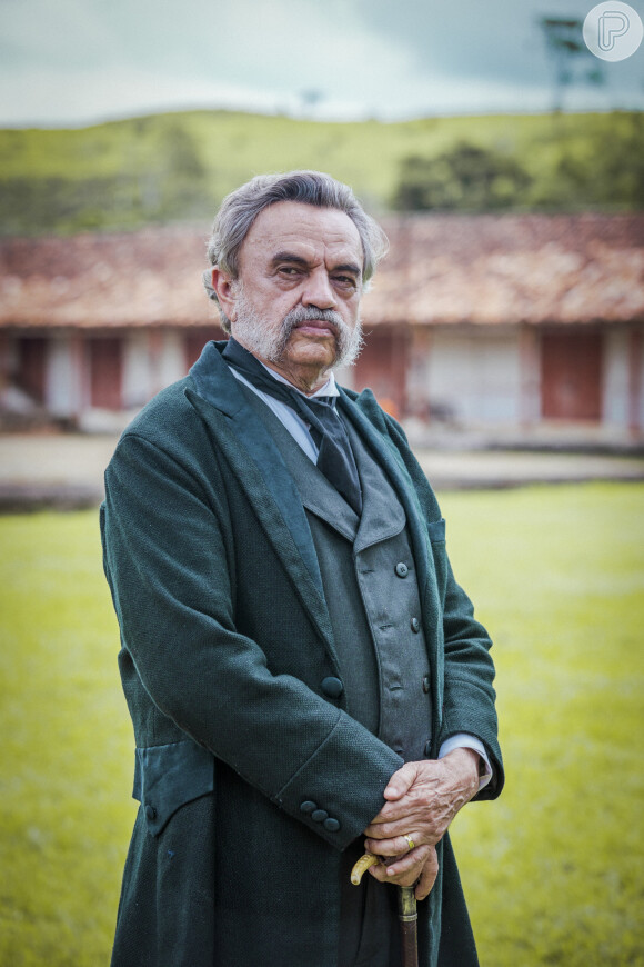 José Dumont em foto da novela 'Nos Tempos do Imperador'