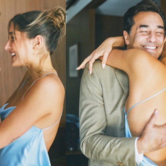 Fotos de Sasha Meneghel com o pai, Luciano Szafir, encantam o artista após casamento