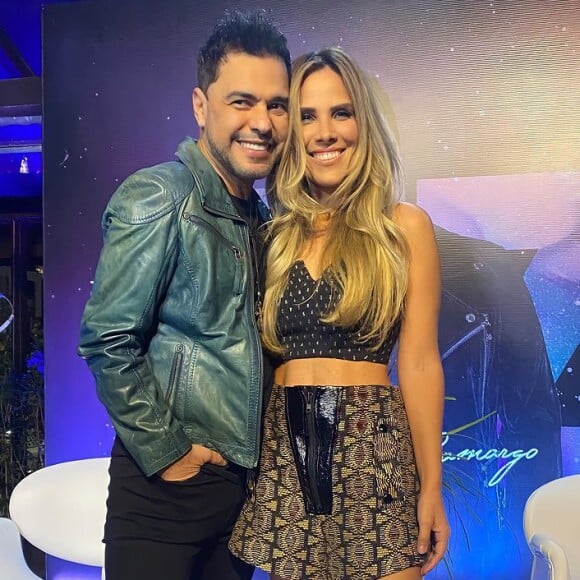 Pai de Wanessa, Zezé Di Camargo assistiu ao show ao lado de Dado Dolabella