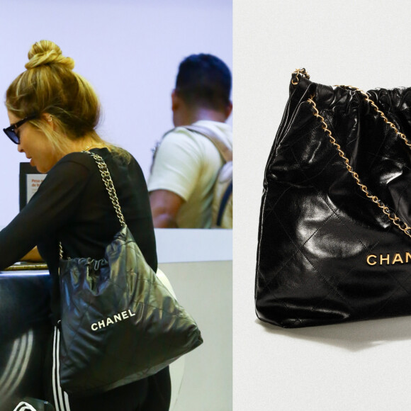 Grazi Massafera estava usando uma bolsa da Chanel avaliada em R$ 26 mil