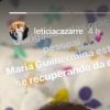 Letícia Cazarré atualizou o estado de saúde da filha nas redes sociais