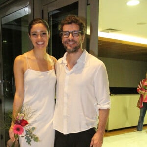 Sophie Charlotte e Daniel de Oliveira: casal prestigiou a festa de lançamento da novela 'Todas as Flores', da qual a atriz é protagonista