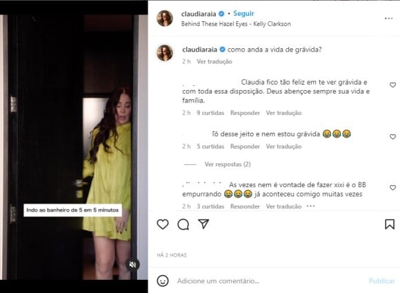 Claudia Raia divertiu os seguidores com problema