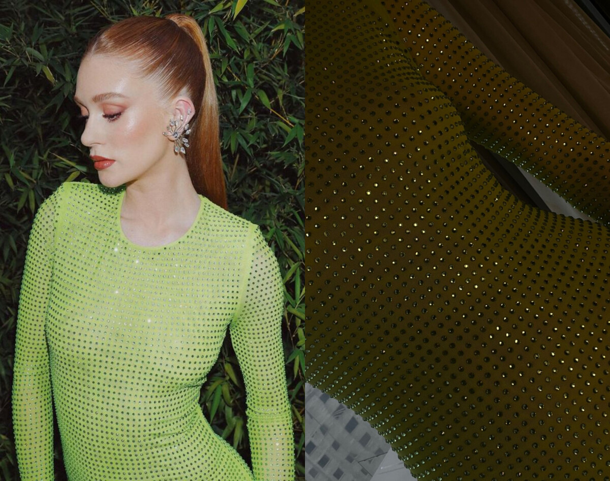 Foto Marina Ruy Barbosa Mostrou Detalhes Do Strass Cravejado No Vestido Em Suas Redes Sociais