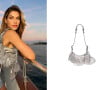 Look metalizado de Andressa Suita tem bolsa Balenciaga avaliada em R$ 40 mil