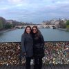 Daniela Mercury e Malu Verçosa passaram a lua de mel em Paris, na França