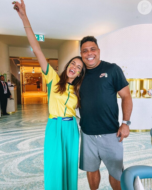 Copa do Mundo 2022: ex-BBB agradece a Ronaldo Fenômeno por ingresso para ver jogo do Brasil