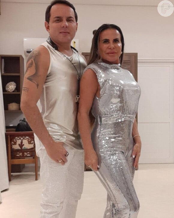 Foto sensual de Gretchen com o marido recebeu diversas críticas nas redes sociais