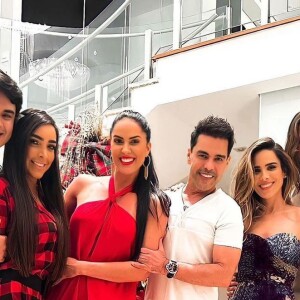 Wanessa Camargo e Dado Dolabella passaram o Natal juntos com a família da cantora