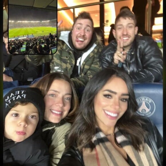 Bruna Biancardi assistiu a um jogo do PSG com Carol Dantas e outros amigos de Neymar