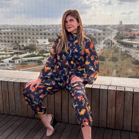 Cristiana Oliveira vive fazendo viagens pelo Brasil